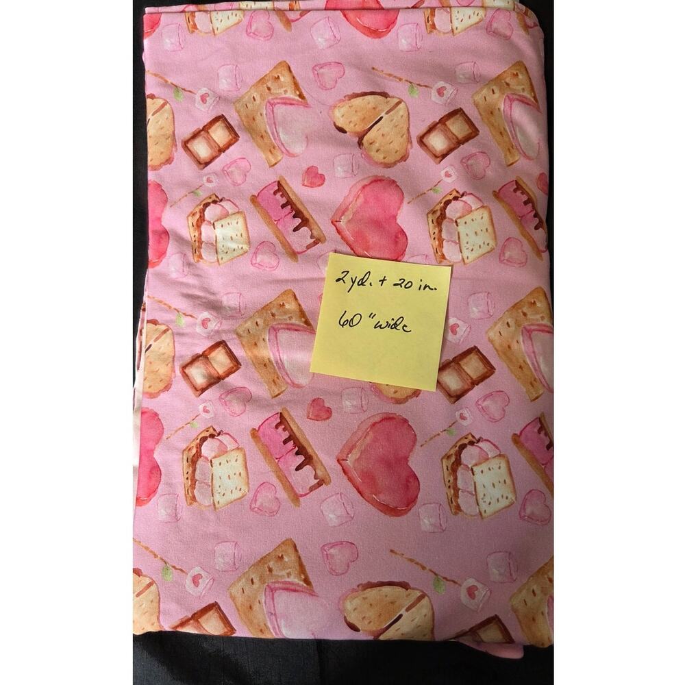 2 Yards Plus 20 extra IN. Cotton Knit Fabric